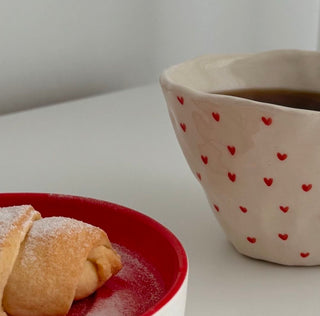 Bows & Hearts Keramiktasse